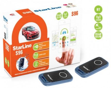 Автосигнализация с автозапуском и GSM-приложением в телефоне StarLine S96 v2 BT 2CAN+4LIN 2SIM GSM